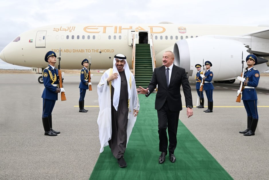 Prezident BƏƏ liderini Füzulidə qarşıladı - FOTOLAR
